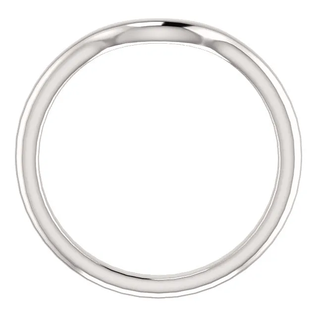 14K White Round Engagement Ring 122177:240:PMB