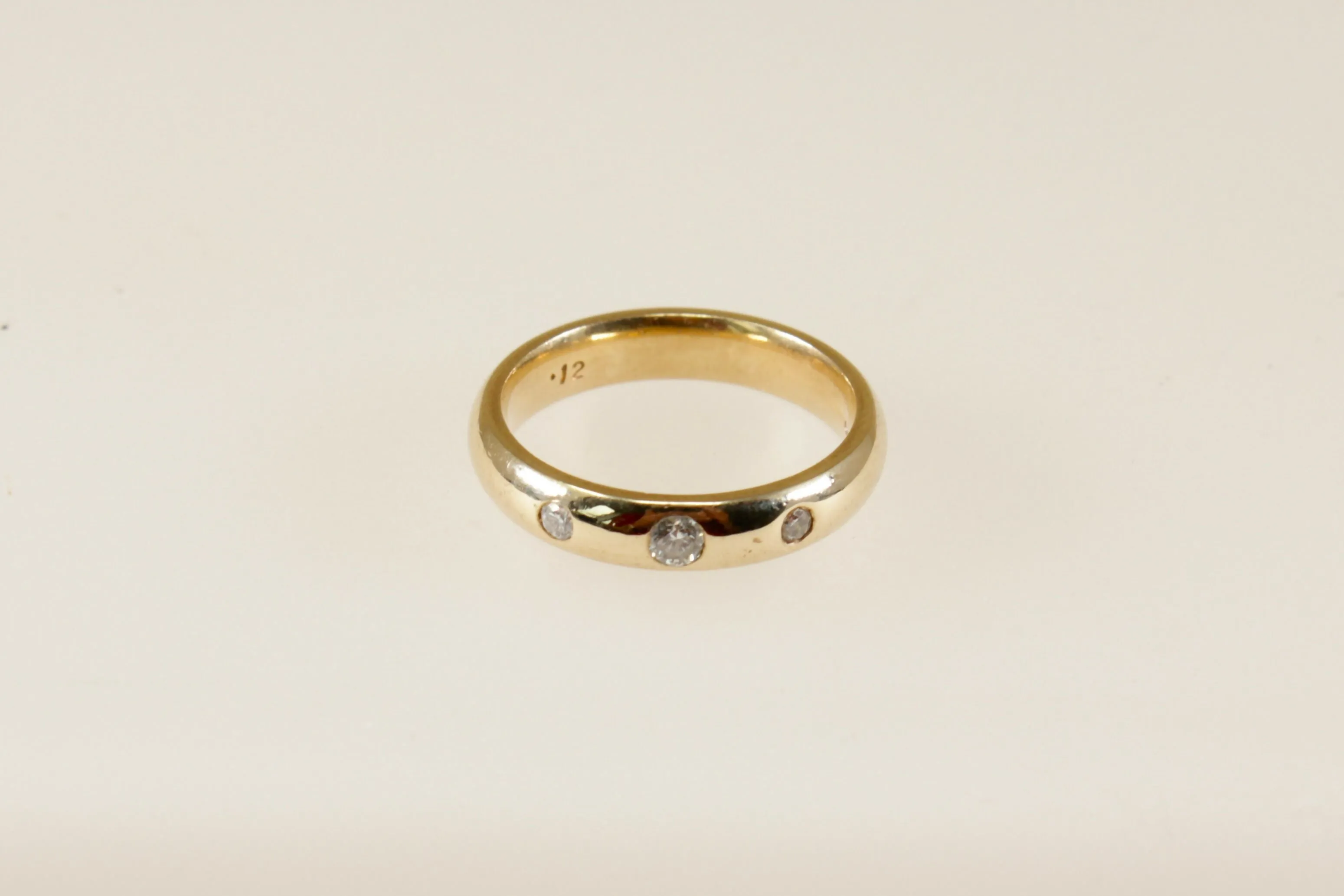 9ct Gold Diamond Band Ring