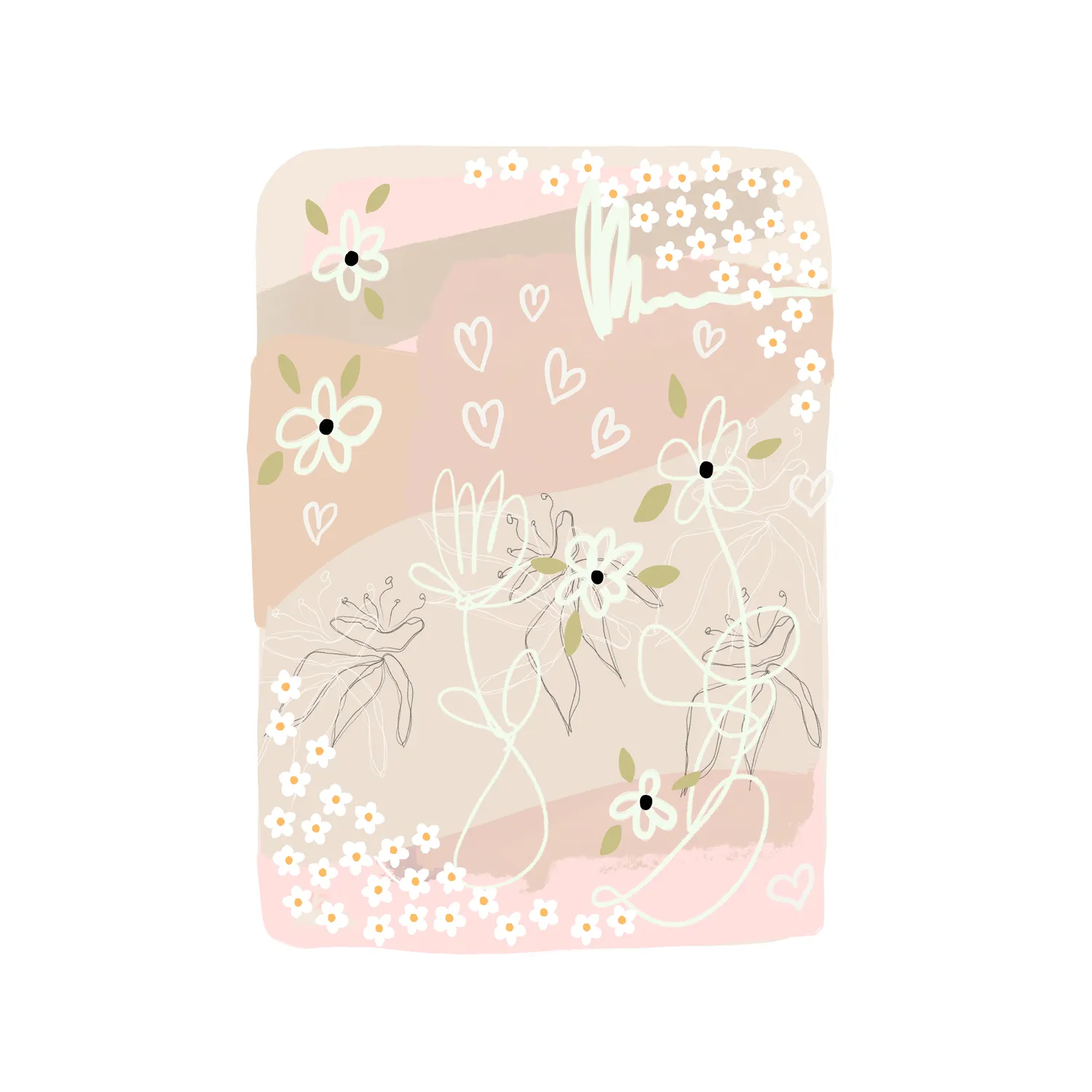Abstract Floral Fun , By Leah Straatsma