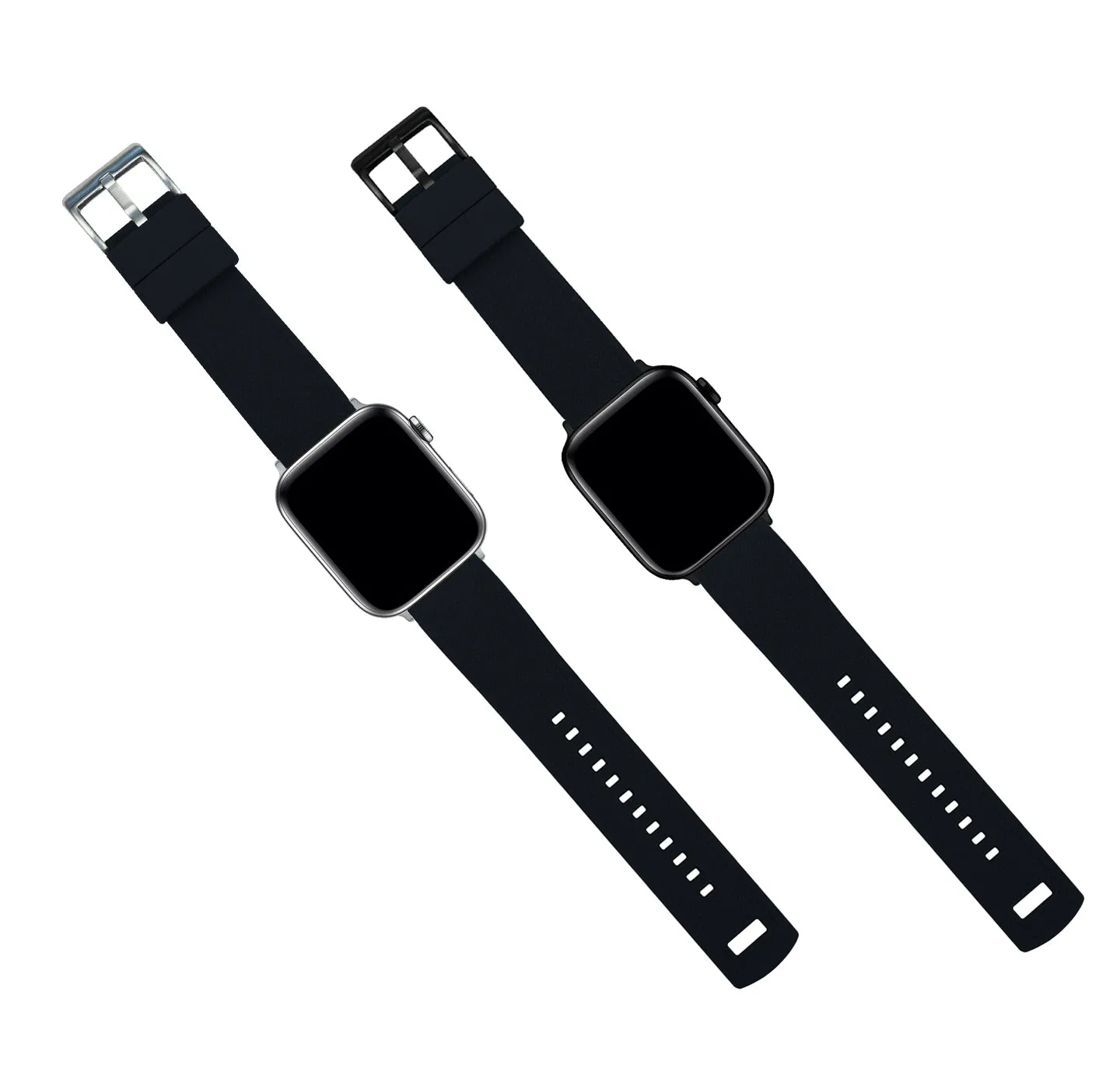 Apple Watch Elite Silicone Black Watch Band