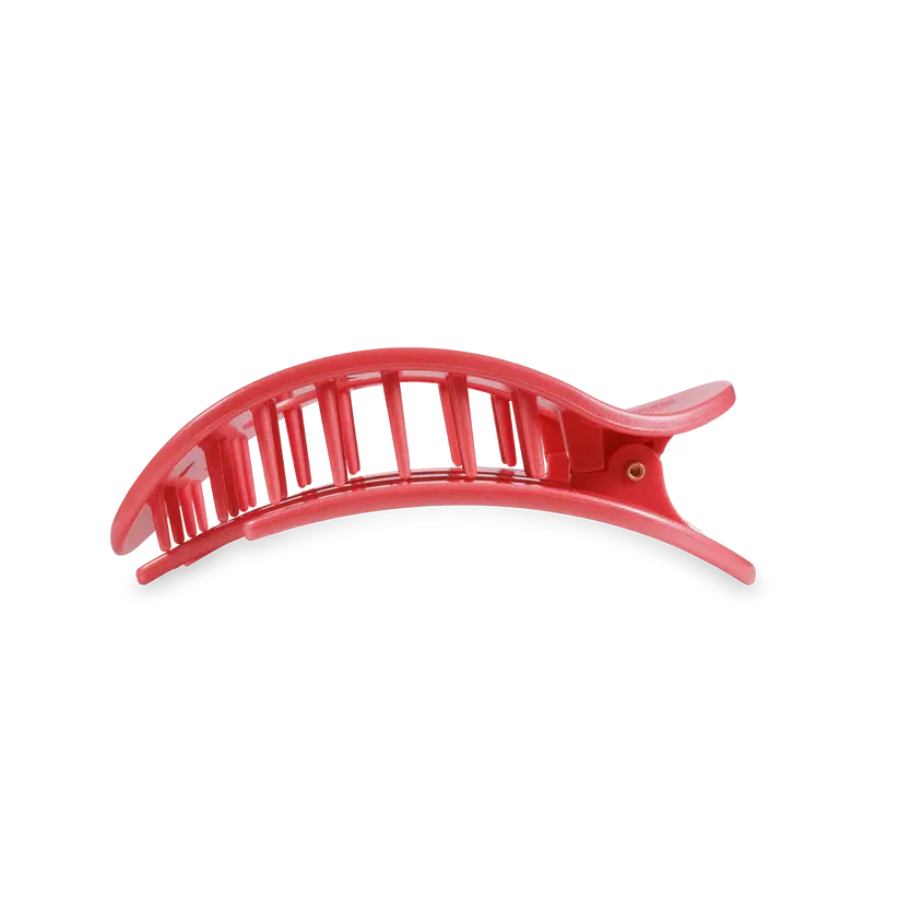 Calming Coral Medium Flat Round Teleties Clip