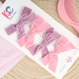 Candy Bows Clips (Set of 4)
