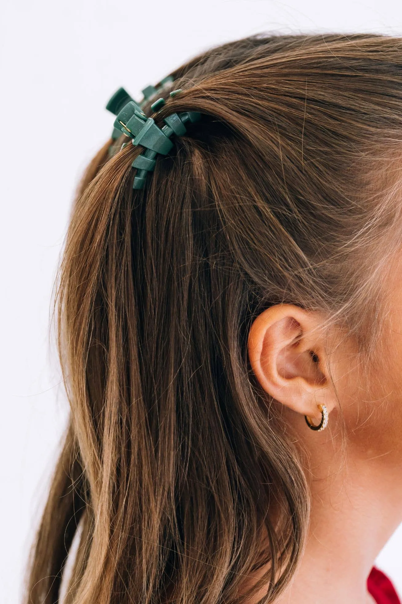 Classic Hair Clip | Tiny | Mistletoe