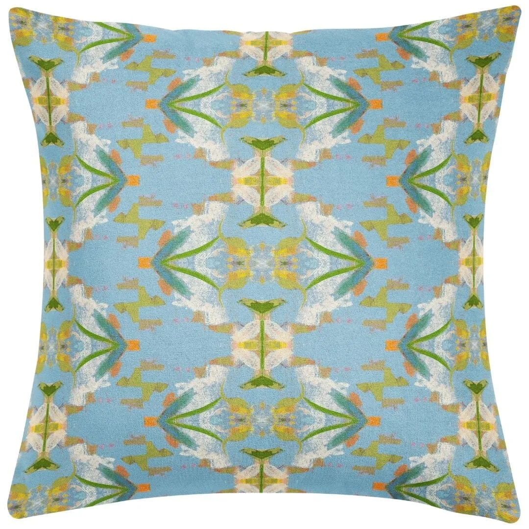 English Garden Blue 26x26 Pillow