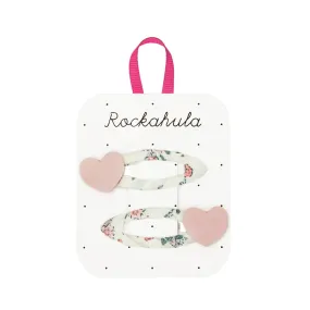 Floral Heart Clips