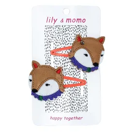 Fox Friends Forever Hair Clips by Lily   Momo