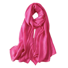 Fuchsia Pink Fashion Scarf