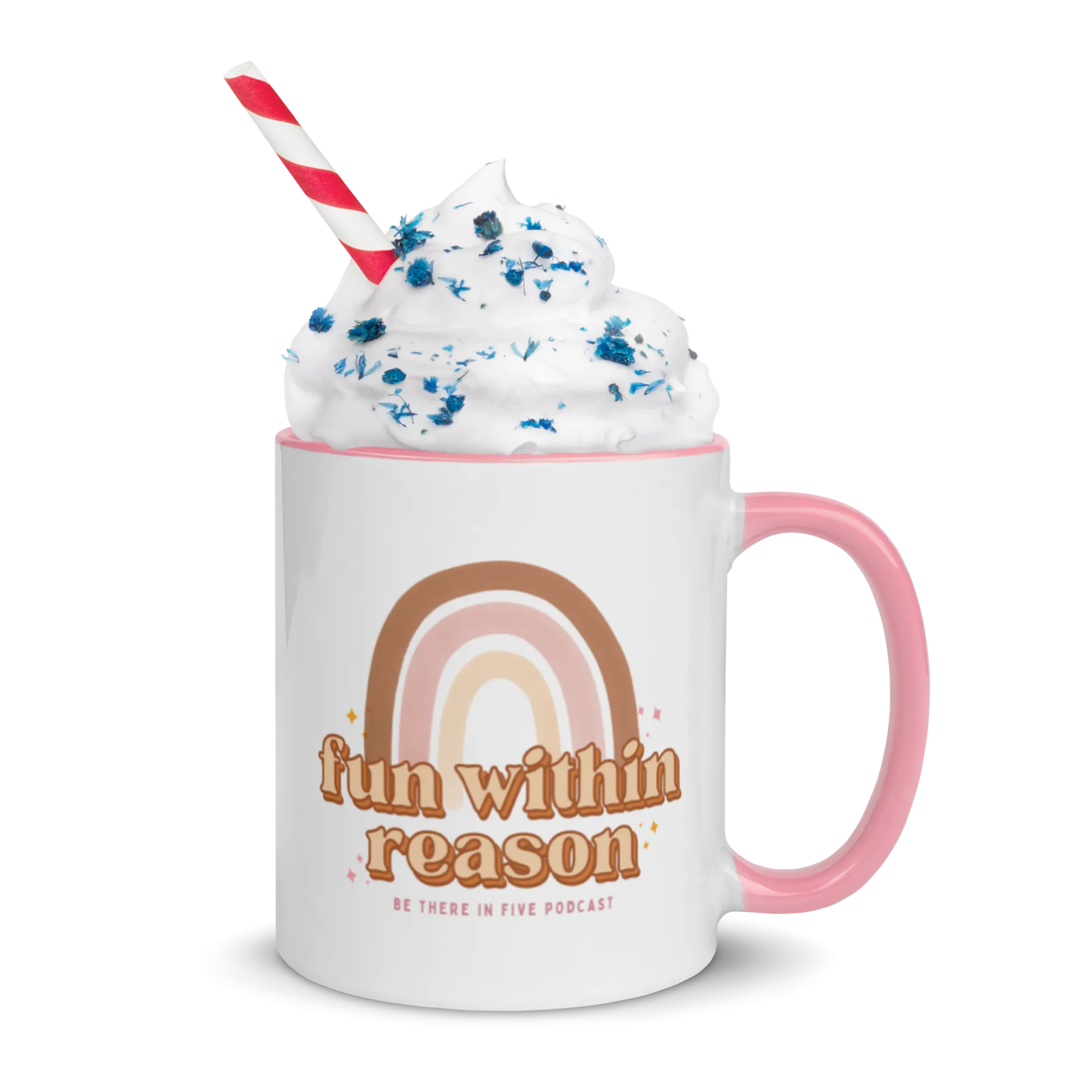 Fun Within Reason Mug with Pink Color Inside