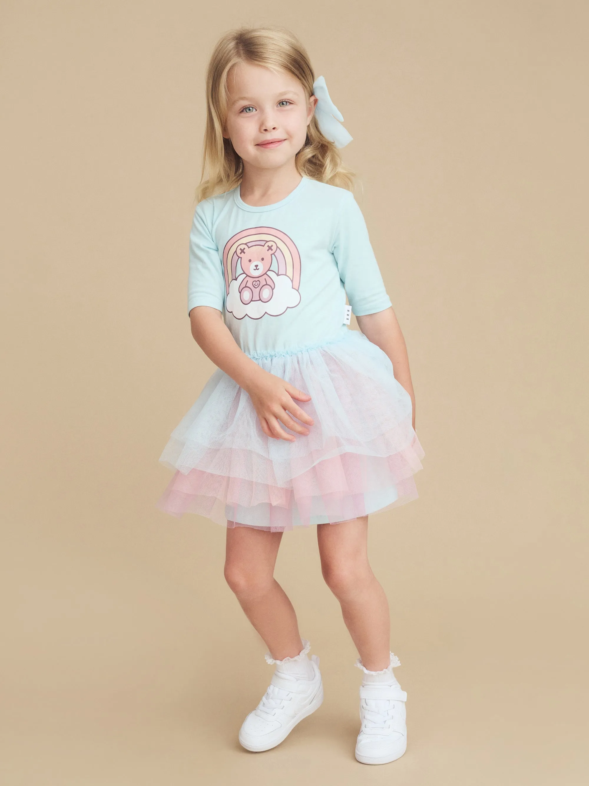 Huxbaby Butterfly Unicorn Tulle 2 Pack Hair Bow