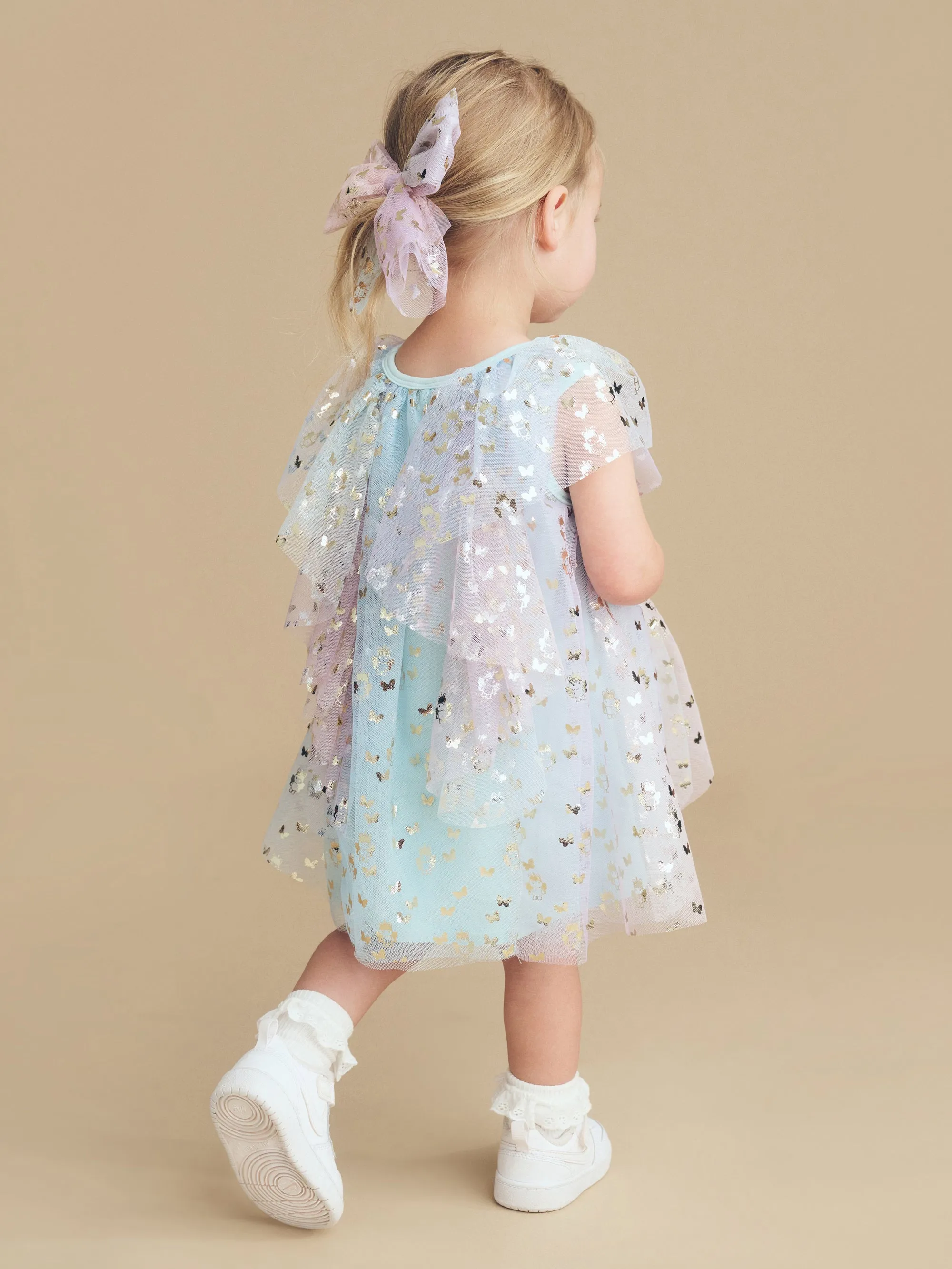 Huxbaby Butterfly Unicorn Tulle 2 Pack Hair Bow