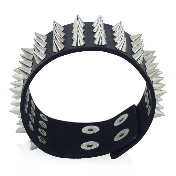 Leather Punk Bracelet