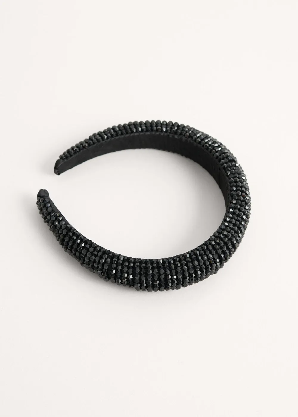 NELLY JEWELLED HEADBAND - BLACK