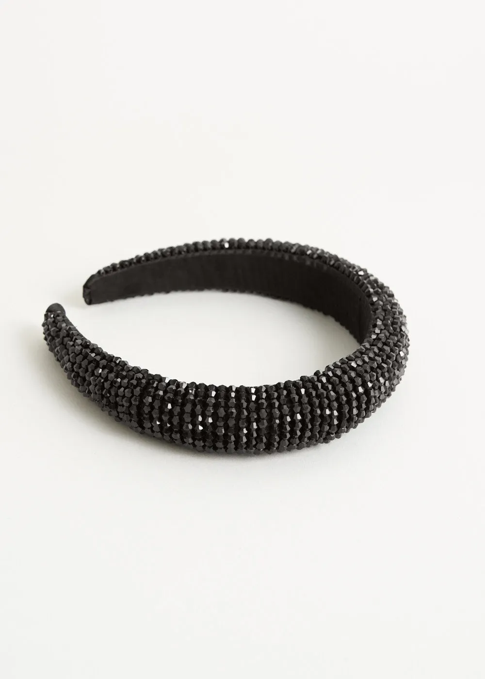 NELLY JEWELLED HEADBAND - BLACK