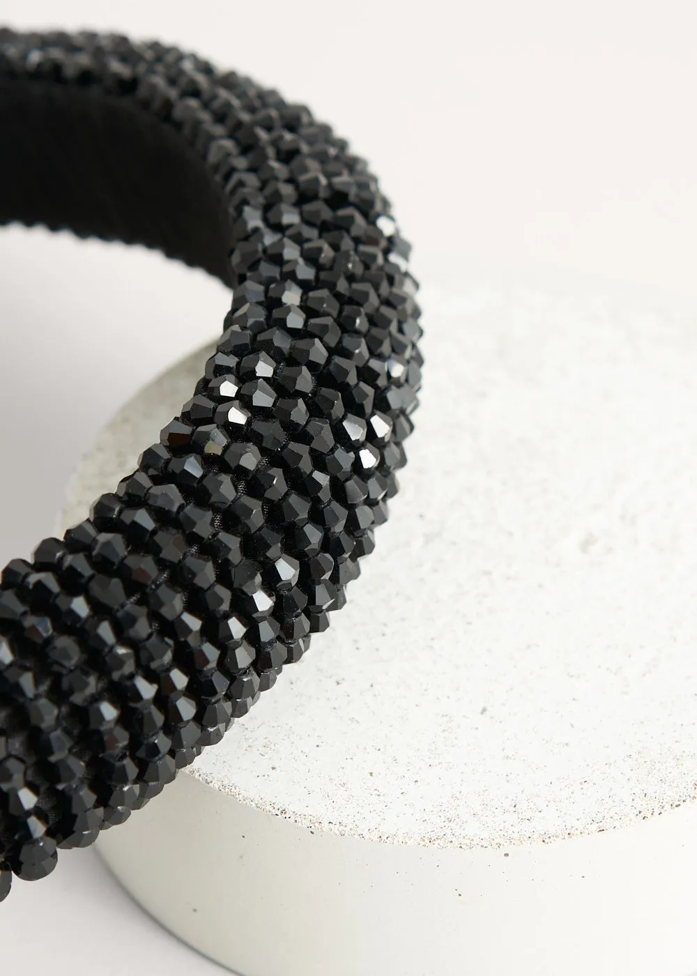 NELLY JEWELLED HEADBAND - BLACK