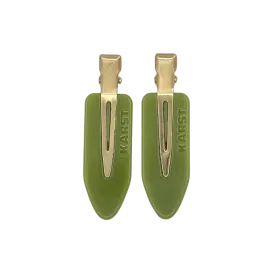 Olive Creaseless Clips