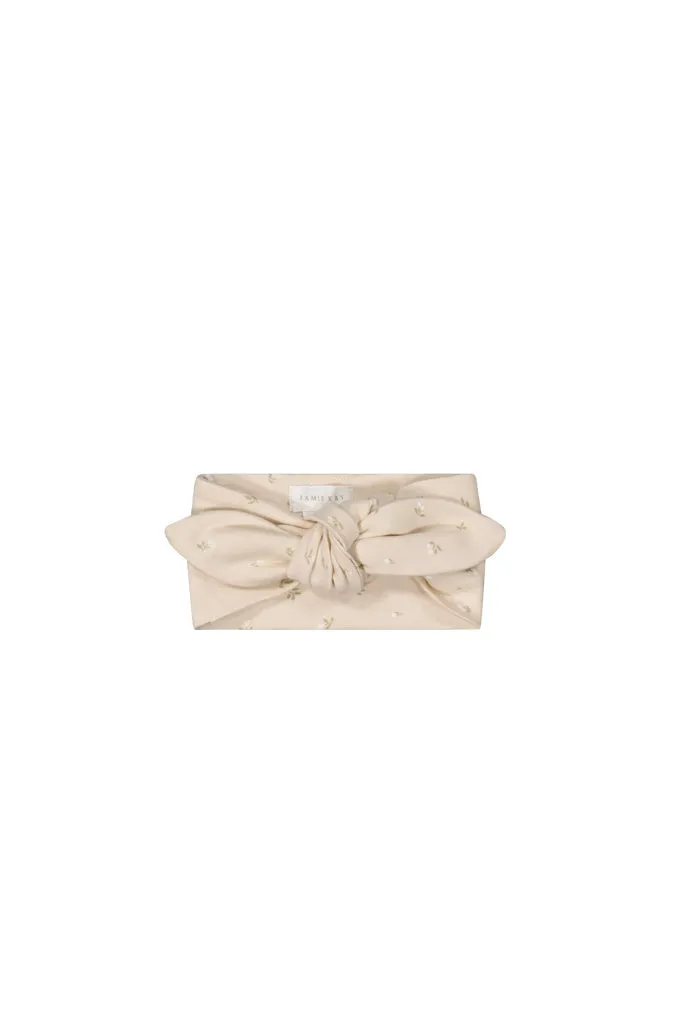 Organic Cotton Headband - Elenore Pink Tint
