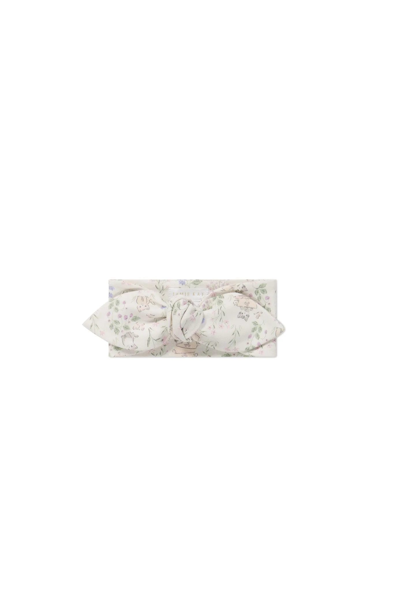 Organic Cotton Headband - Moons Garden Lavender