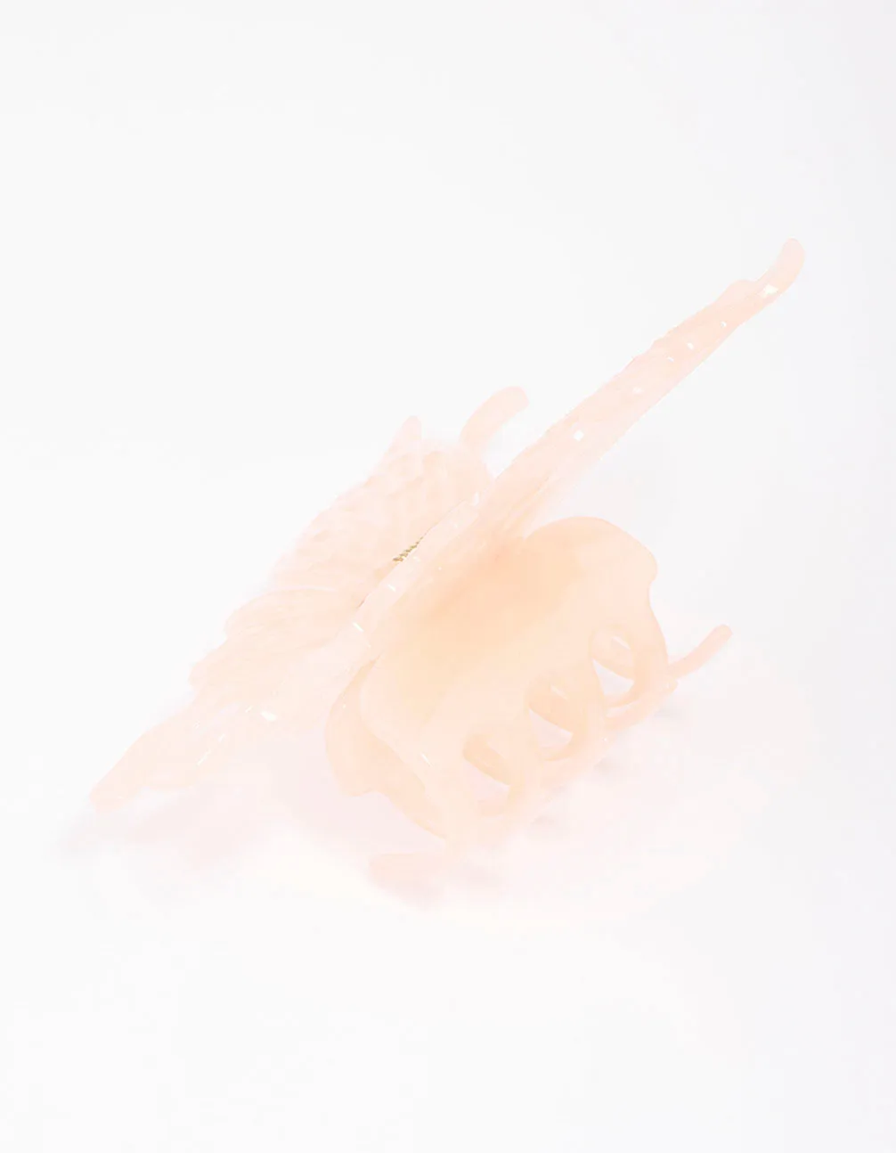 Pink Molten Butterfly Hair Claw Clip