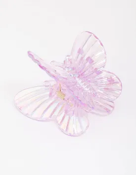Purple Irregular Butterfly Hair Claw Clip