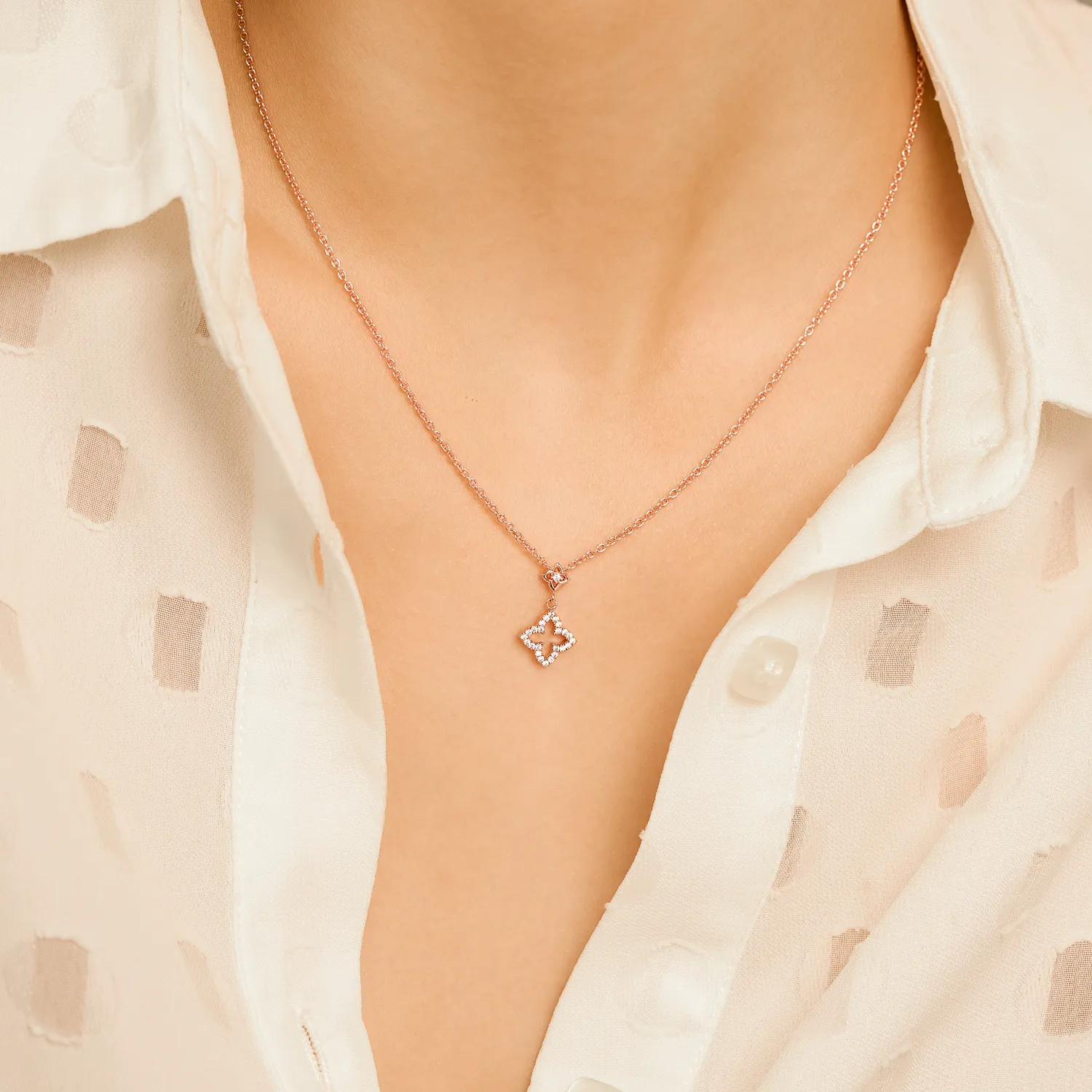 Rose Gold Casablanca Primrose Necklace