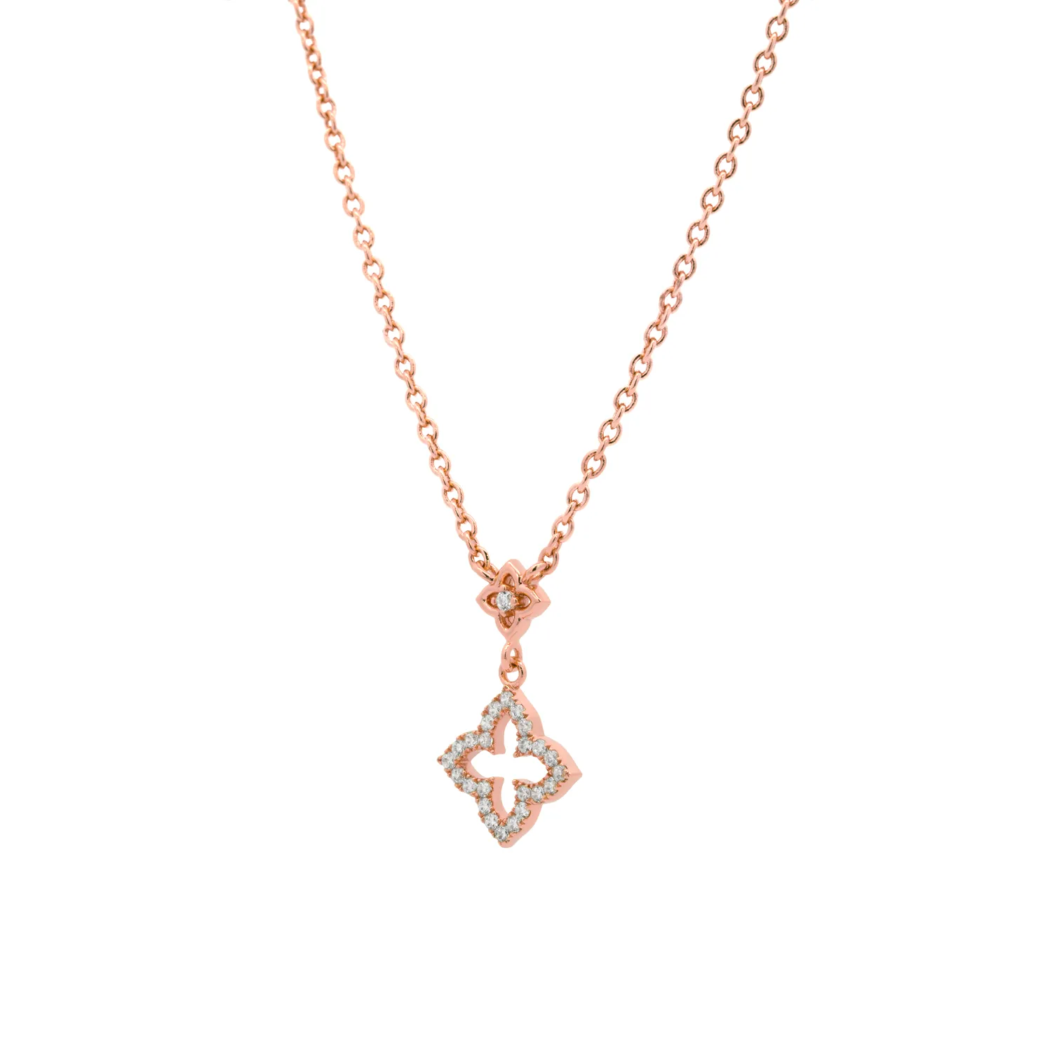 Rose Gold Casablanca Primrose Necklace