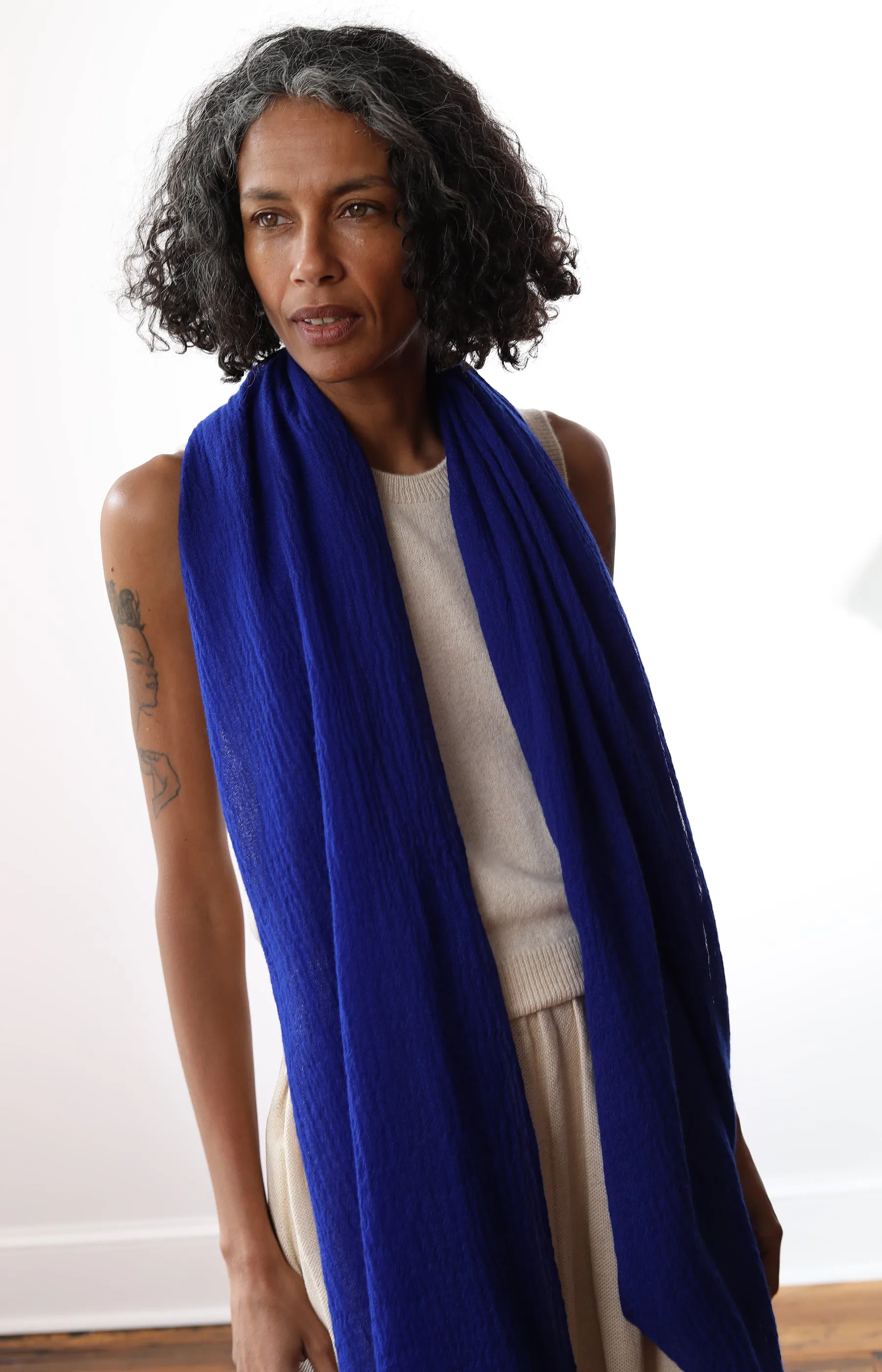Royal Blue Prince Light Scarf