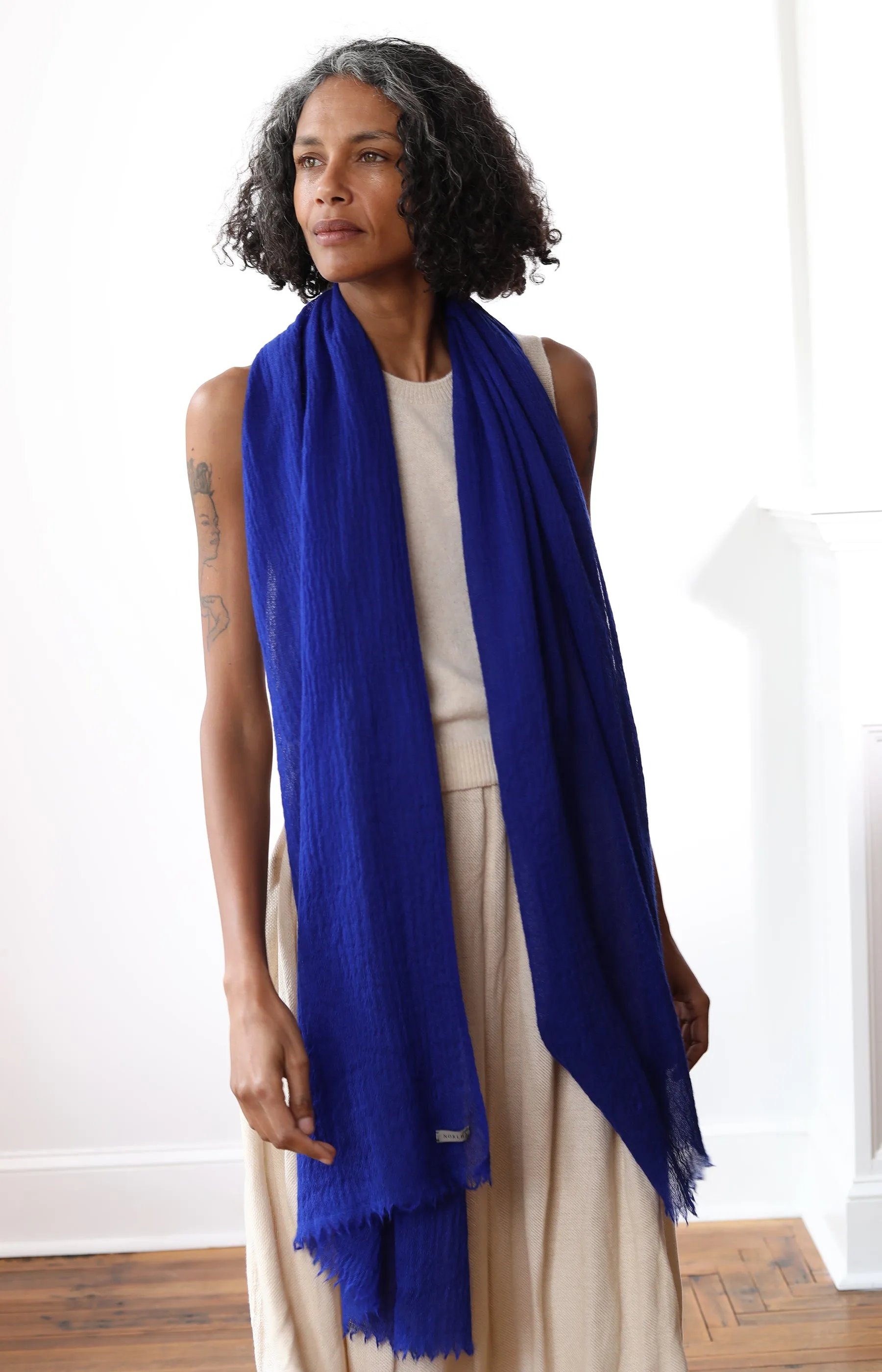 Royal Blue Prince Light Scarf
