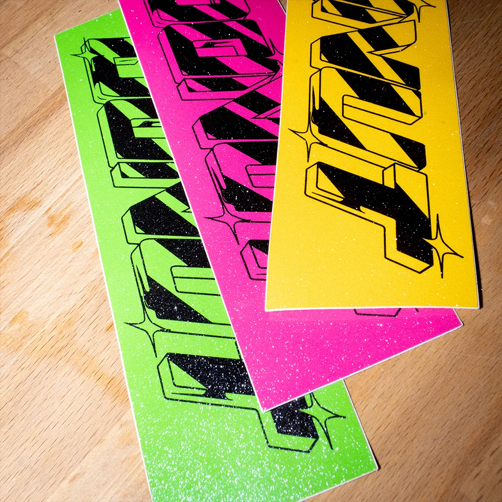 Shimmer Logo Sticker Pack