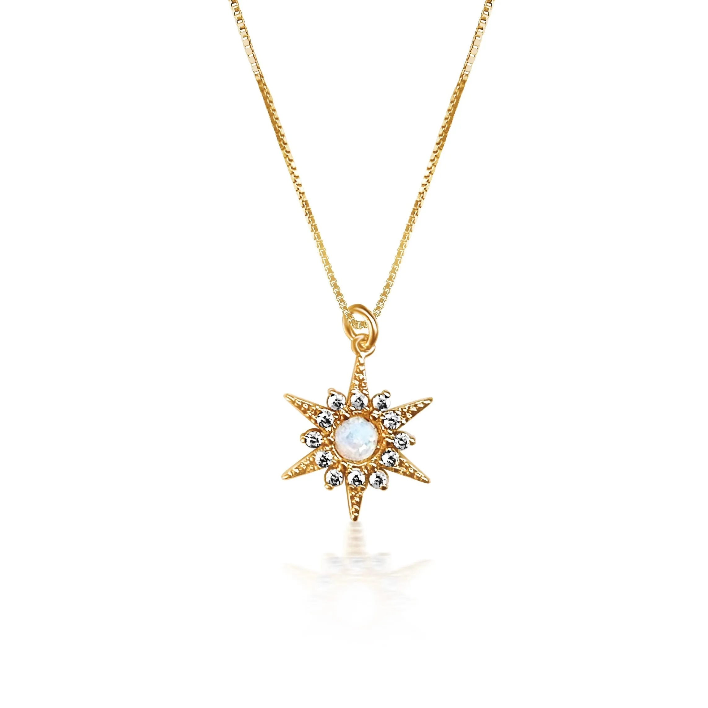Shiny Northstar Necklace - Gold Filled
