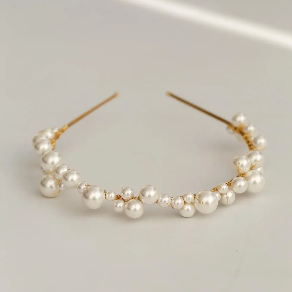 T178. pearl headband