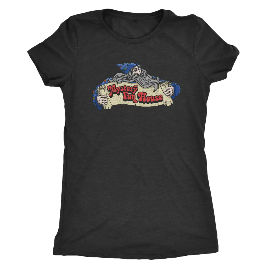The Mystery Fun House "New School Wizard" Women's Tri-blend Tee