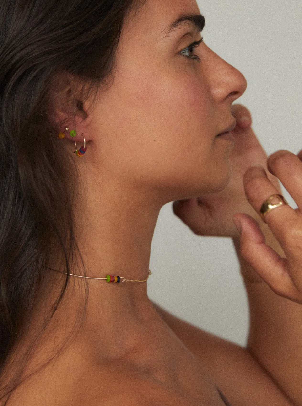 The Resin Stud | Solid Gold