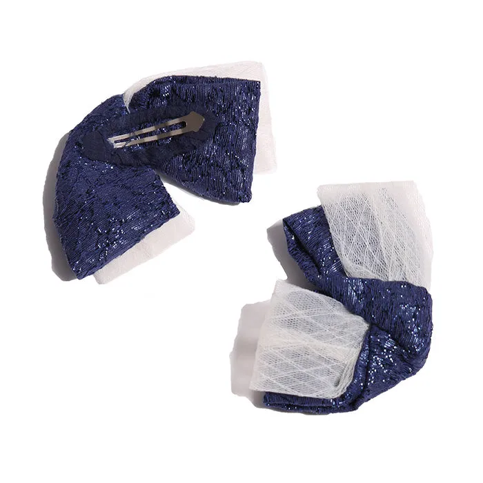 Tia Cibani Child Butterfly Clip Set Huron Blue