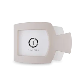 Toasted Large Flat Square Teleties Clip