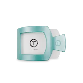 Totally Turquoise Medium Flat Square Clip