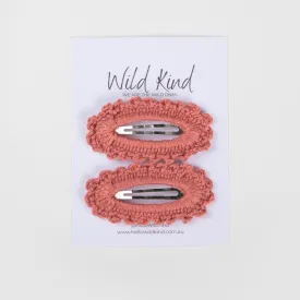 Wild Kind Harriet Hair Clips - Watermelon