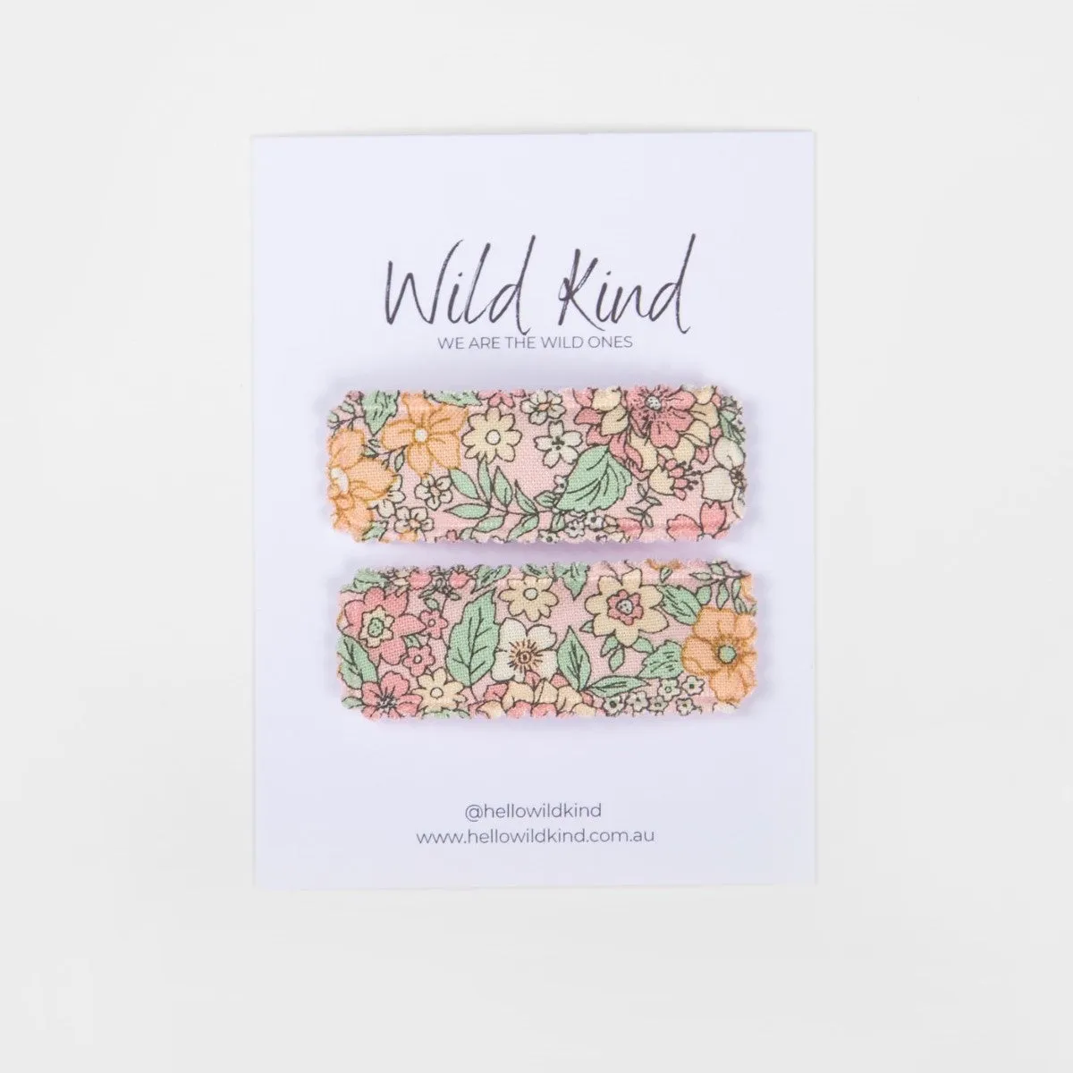 Wild Kind Penny Hair Clips - Rose