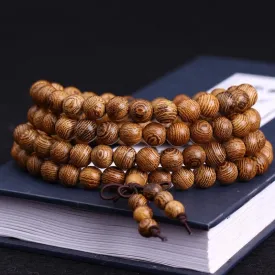 Wooden Tibetan bracelet 108x0.8